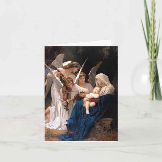 Cartes Pour Fêtes Annuelles Le Song d'Angel (Devant)