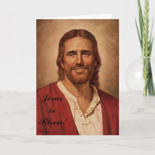 Cartes Pour Fêtes Annuelles Le sourire amoureux de Jésus-Christ