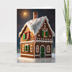 Cartes Pour Fêtes Annuelles Le Splendor de Notre Maison en pain d'épices