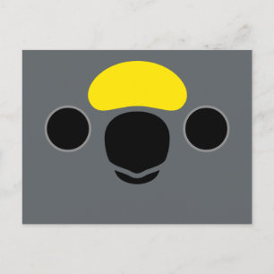 Cartes Pour Fêtes Annuelles Le visage d'un perroquet de Meyer