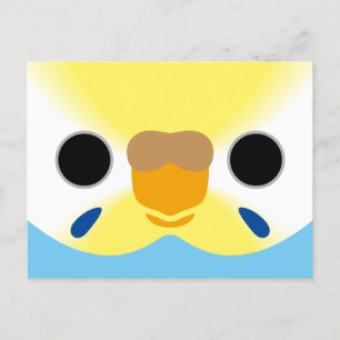 Cartes Pour Fêtes Annuelles Le visage d'une perruque femelle arc-en-ciel paste