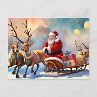 Cartes Pour Fêtes Annuelles Le vœu fantaisiste du Père Noël : Personnalisez le