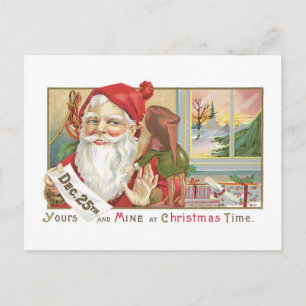 Cartes Pour Fêtes Annuelles Le vôtre et le mien à l'heure de Noël