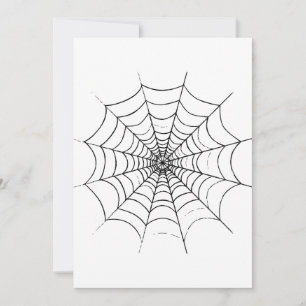 Cartes Pour Fêtes Annuelles Le Web d'un simple araignée