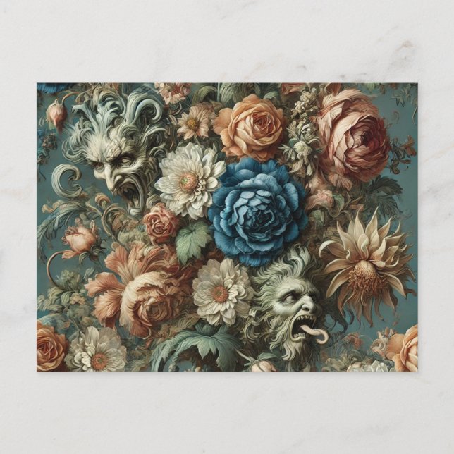 Cartes Pour Fêtes Annuelles Le Whisper qui affûta le couteau - gothique (Devant)