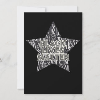 Cartes Pour Fêtes Annuelles L'égalité des graffitis de Black Lives Matt