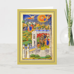 Cartes Pour Fêtes Annuelles Legend of the French Gold Fleur