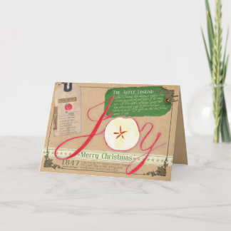 Cartes Pour Fêtes Annuelles Légende d'Apple