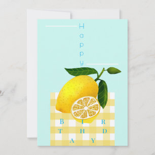 Cartes Pour Fêtes Annuelles Lemon Chic Joyeux anniversaire