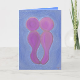 Cartes Pour Fêtes Annuelles Les amants
