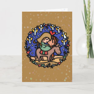 Cartes Pour Fêtes Annuelles Les anges chantaient à Sa naissance.Jésus.CAMEL