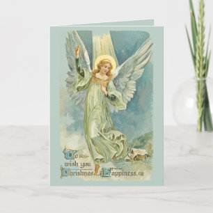 Cartes Pour Fêtes Annuelles Les anges sont descendus à Noël