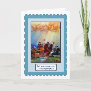 Cartes Pour Fêtes Annuelles Les bergers entendent l'appel