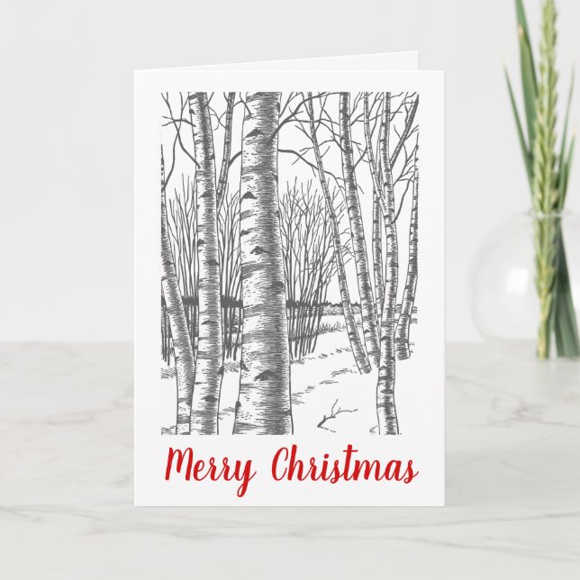 Cartes Pour Fêtes Annuelles Les Birmans De Noël En Hiver (Devant)