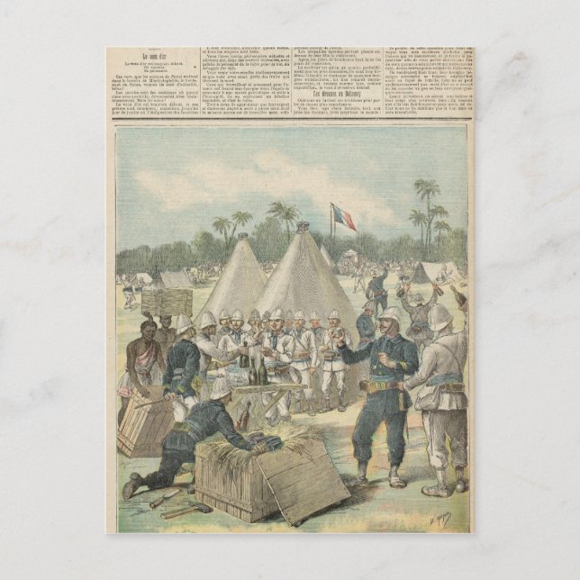 Cartes Pour Fêtes Annuelles Les boîtes de nouvelle année au Dahomey (Devant)
