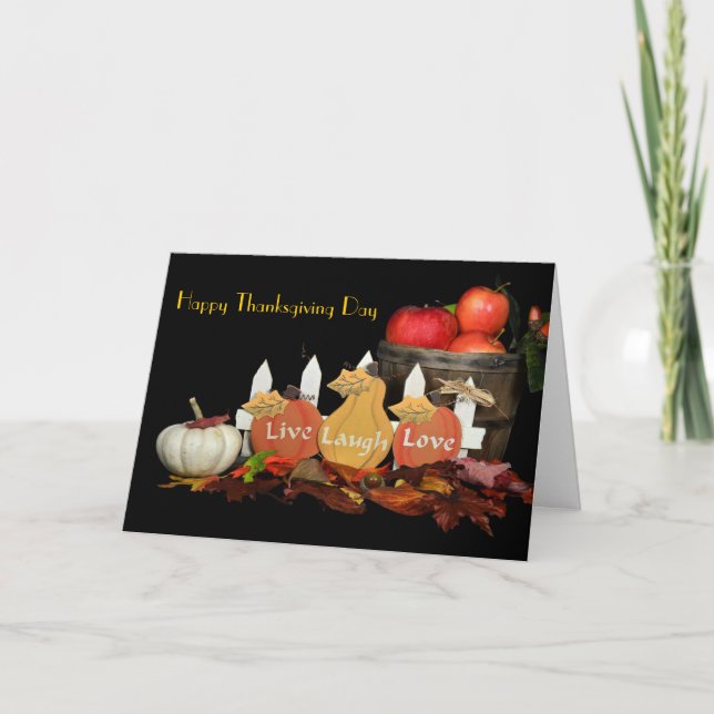 Cartes Pour Fêtes Annuelles Les bonnes choses dans la vie (Devant)
