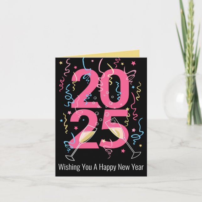 Cartes Pour Fêtes Annuelles Les célébrations du Nouvel An 2022 applaudissent l (Devant)