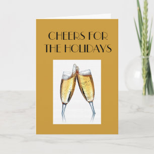 CARTES POUR FÊTES ANNUELLES LES CHEERS POUR LES VACANCES