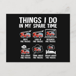 Cartes Pour Fêtes Annuelles Les Choses Que Je Fais Dans Mes Camions De Secours