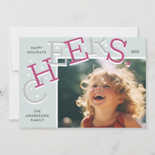 Cartes Pour Fêtes Annuelles LES COLORÉS ! Noël de vacances simples