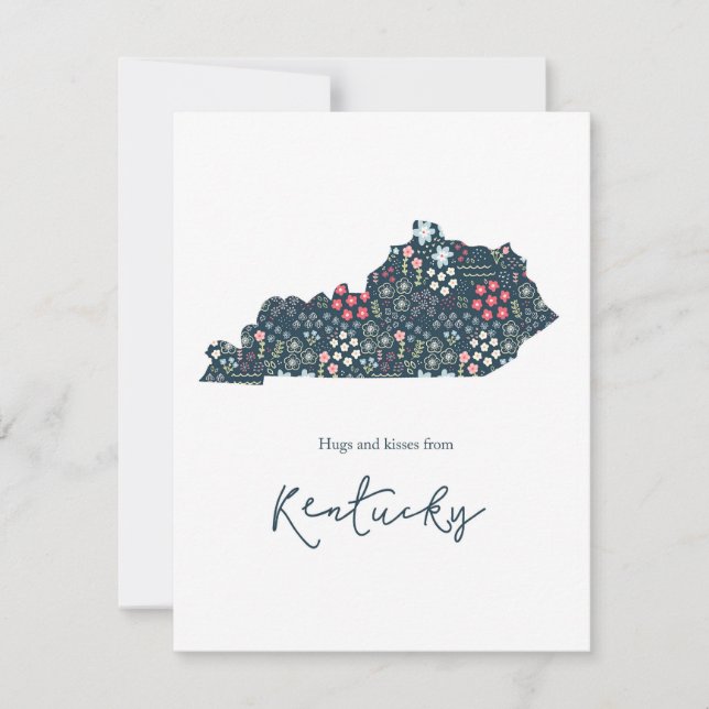 Cartes Pour Fêtes Annuelles Les embrasages du Kentucky (Devant)