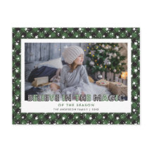 Les étoiles de neige Plaid Buffalo Vert Croient Ph