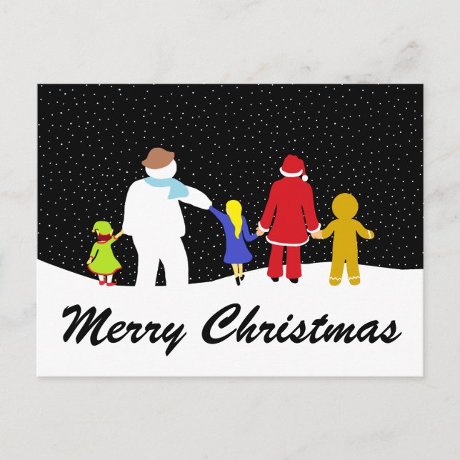 Cartes Pour Fêtes Annuelles Les fêtes de Noël (Devant)