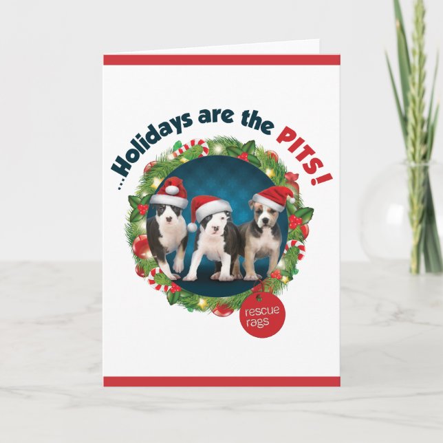 Cartes Pour Fêtes Annuelles Les fêtes sont les PITS ! (Devant)