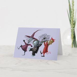 Cartes Pour Fêtes Annuelles Les Garçons d'Oogie   Verrouillage, choc et tonnea