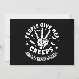 Cartes Pour Fêtes Annuelles Les Gens Me Donnent Les Creeps
