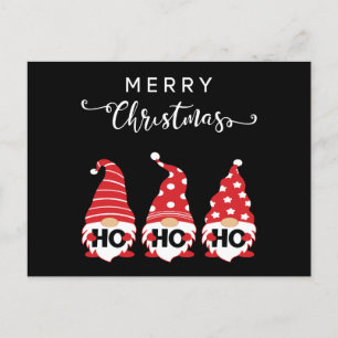 Cartes Pour Fêtes Annuelles Les Gnomes de Noël Ho Ho Ho