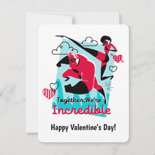 Cartes Pour Fêtes Annuelles Les Incroyables   Nous sommes incroyables Valentin