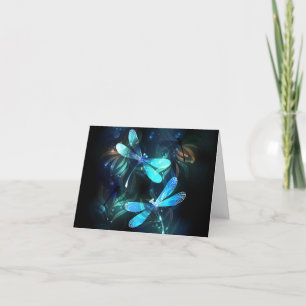 Cartes Pour Fêtes Annuelles Les libellules du lac