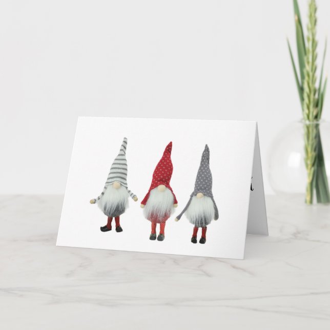 CARTES POUR FÊTES ANNUELLES LES LUTINS NE POUVAIENT ATTENDRE POUR DIRE "JOYEUX (Devant)