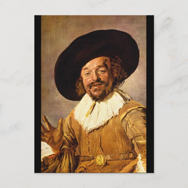 Cartes Pour Fêtes Annuelles Les maîtres gais de Toper', Franz Hals_Dutch (Devant)