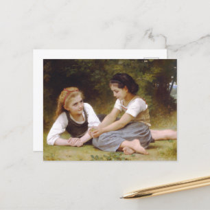 Cartes Pour Fêtes Annuelles Les Noisettes : Les jeunes filles ramassent les no