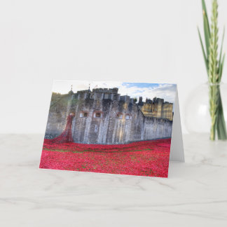 Cartes Pour Fêtes Annuelles Les pavots à la tour