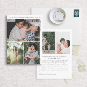 Cartes Pour Fêtes Annuelles Les petites choses Moderne Minimaliste Nouvel An