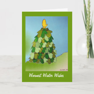 Cartes Pour Fêtes Annuelles Les plus chauds souhaits d'hiver