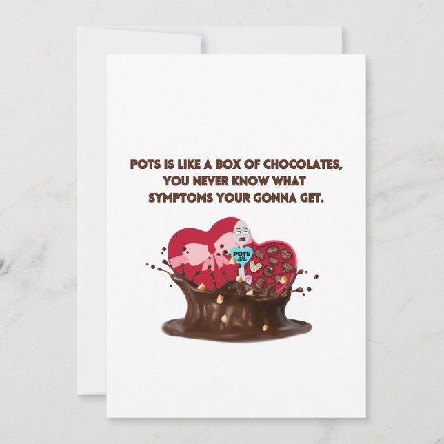Cartes Pour Fêtes Annuelles Les Pots Sont Comme Une Boîte De Chocolats (Devant)