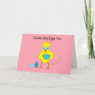 Cartes Pour Fêtes Annuelles Les poules aiment aussi les œufs