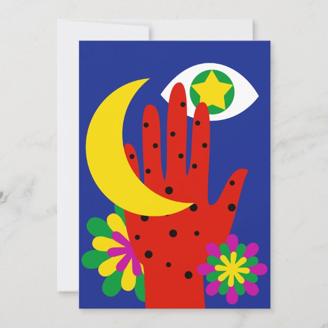 Cartes Pour Fêtes Annuelles Les rêves célestes (Devant)