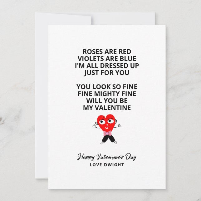Cartes Pour Fêtes Annuelles Les Roses Amoureux Sont Des Filles Rouges Valentin (Devant)