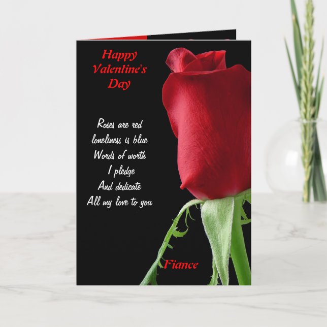 Cartes Pour Fêtes Annuelles Les roses sont des financiers (Devant)