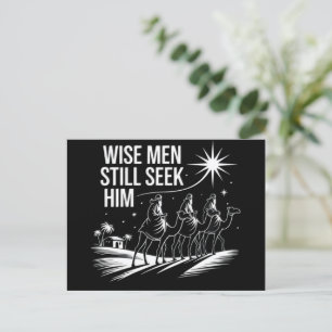 Cartes Pour Fêtes Annuelles Les sages cherchent encore Lui Noël chrétien Jésus