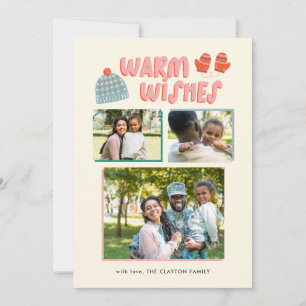 Cartes Pour Fêtes Annuelles Les souhaits chauds