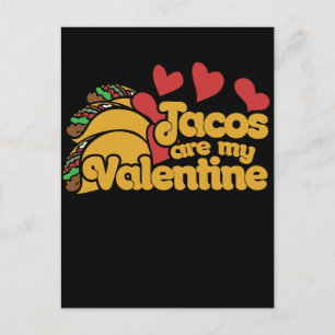 Cartes Pour Fêtes Annuelles les tacos sont mignons pour ma valentine