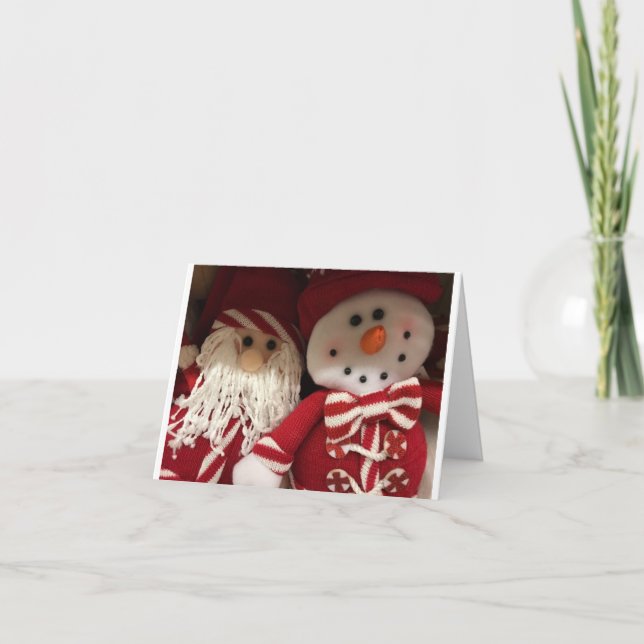 CARTES POUR FÊTES ANNUELLES LES VACANCES NE SERAIENT PAS JEUX SANS "VOUS" (Devant)