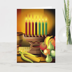 Cartes Pour Fêtes Annuelles L'Esprit de Kwanzaa