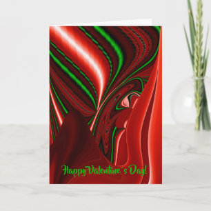 Cartes Pour Fêtes Annuelles L'esprit de l'amour et de l'espoir Abstrait 3D Rai